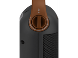 Calefactor - De Longhi HFX30C18.IW, 1800W, Cerámico, Anti-congelación, Termostate ajustable, Negro/Gris