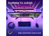 Teclado gaming - Logitech G G515 TKL, Cable, Teclas RGB Lightsync/Personalizables, Modo de juego, Interruptores mecánicos GL perfil bajo, Negro