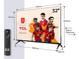 TV DLED 32 - TCL 32SF540, Fire TV, Full-HD, Procesador cuatro nucleos, HDR10, Dolby audio, Negro