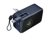 Powerbank - CellularLine Roller, 10000 mAh, Carga rápida, 45 W, 72 horas, USB-C, USAB-A, Azul