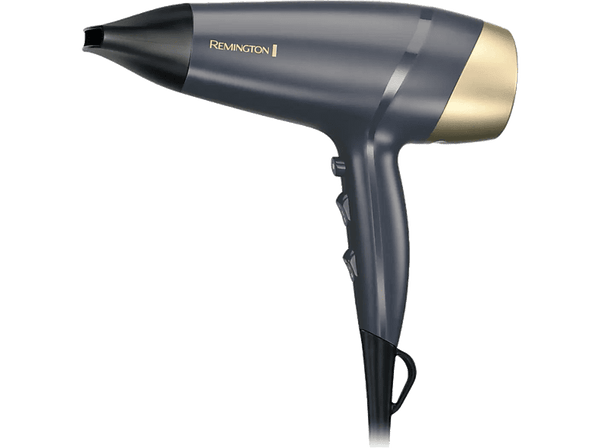 Secador - Remington D5805 Sapphire Luxe, 2200W, 3 Temperaturas, 2 Velocidades, Azul Marino