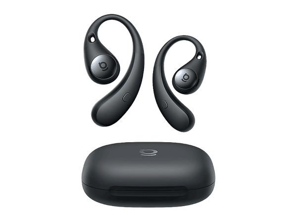 Auriculares True Wireless - Baseus Eli Sport 2, 45 h de autonomía, Ajuste seguro con gancho, Cancelación de ruido, Resistente al agua, Negro Cosmic