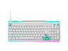 Teclado gaming - Logitech G G512 X 75, Cable, Dual Swap, Mecánico/Analógico TMR intercambiable, Tasa de sondeo 8K, RGB, Personalizable, PC-Mac, Blanco