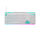Teclado gaming - Logitech G G512 X 75, Cable, Dual Swap, Mecánico/Analógico TMR intercambiable, Tasa de sondeo 8K, RGB, Personalizable, PC-Mac, Blanco