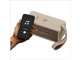 Altavoz inalámbrico - Marshall Middleton II, Bluetooth, 30 h Autonomía, Micrófono integrado, IP67, Crema