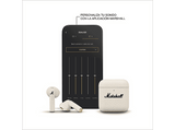 Auriculares True Wireless - Marshall Minor IV, 7 h Autonomía, Control Táctil, Bluetooth LE Audio, IPX4, Crema