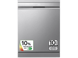 Lavavajillas - LG DF587HVS, 10 servicios, 10 programas, 60 cm, Lavado a vapor, Acero  antihuellas