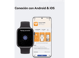 Smartwatch - Huawei Watch Fit 4, 1.82 AMOLED, 10 días batería, Compatible iOS - Android, Correa Fluoroelastómero, Pago NFC, Negro