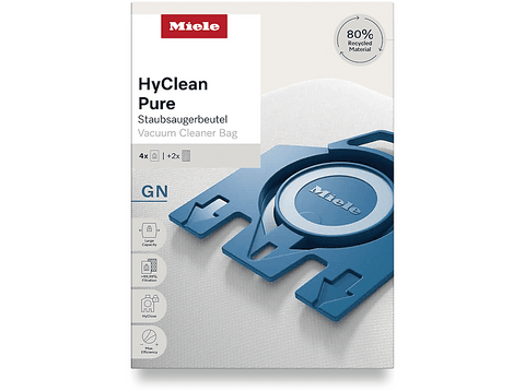 Bolsas de aspirador - Miele HyClean Pure GN vacuum cleaner bag, 1 filtro, Compatible con Miele