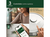 Robot friegasuelos - iRobot Roomba® 105 Combo Y311240, 12.8V, 200 ml, Autonomía 2h, Blanco