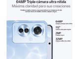 Móvil - OPPO Reno 11 F, Azul, 256GB, 8GB RAM, 6.7 AMOLED FHD+, MediaTek Dimensity 7050, 5000mAh, Android