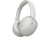 Auriculares inalámbricos - Sony WH-CH735NW, Noise Cancelling, 75h, Carga Rápida, Plegable, Bluetooth, Llamadas nítidas con IA, Blanco