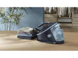 Centro de planchado - Philips 7000 series PSG7200/20, 3120 W, 600 g/min, 8.5 bar, Suela SteamGlide Elite, Sistema Easy De-Calc, Azul