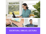 Funda con teclado - Logitech Slim Folio, Bluetooth, para iPad 2019 10.2, Teclas de acceso directo, Tres modos de uso, Batería hasta cuatro años, Gris
