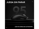 Ratón gaming - Logitech G Pro X Superlight 2C, Inalámbrico, 44.000ppp, Bluetooth-Lightspeed, Interruptores, PC-Mac, Botones personalizables, Negro