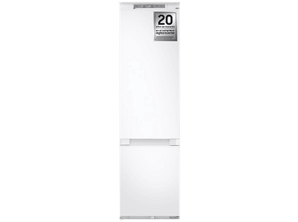 Frigorífico combi integrable - Samsung BRB80F30ADS0EF, Twin Cooling, 193.5 cm, 298 l, AI Energy Mode y Wifi, Sin panelar
