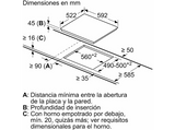 Placa vitrocerámica - Balay 3EB714LR, 3 zonas, Zona semi-gigante de 23 cm, función Programación de tiempo, Bloqueo de seguridad, Negro