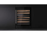 Vinoteca - Teka RVU 20046 GBK, Cíclico, 46 Botellas, 6 Estantes, Puerta Reversible, Iluminación interior, Negro