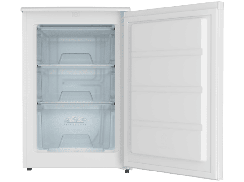 Congelador bajo encimera - Teka RSF 10080, 86 l, 84.5 cm, Motor Inverter, 3 cajones, Blanco