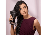 Secador - Bellissima Diffon Ion Ceramic, Difusor integrado, 700 W, 2 combinaciones aire/temperatura, Sistema Curls Booster, Negro