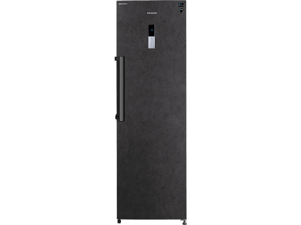 Congelador vertical - Infiniton CV-265L85PEH, 282 l, 185 cm de alto, No Frost Metal Technology, Stone Outlook