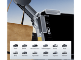 Soporte de móvil para coche - Baseus T-Space TC1, Universal, Para pantalla central, Compatible con MagSafe, Rotación 360º, Negro Cosmic