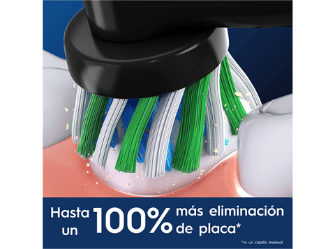 Recambio para cepillo dental - Oral-B Pro CrossAction, Cabezales De Recambio, 6 Unidades, Negro