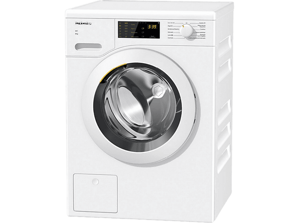 Lavadora carga frontal - Miele WCD020 WCS ELW, 8 kg, 1400 rpm, Motor ProfiEco, 9 programas, CapDosing, Blanco