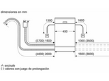 Lavavajillas integrable - Balay 3VT5331DA, 10 servicios, 5 programas, 44.8 cm, Home Connect, Info Light, Inox