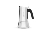 Cafetera tradicional - Bialetti VENUS 6 tazas + Perfetto Moka Classic 250g, Acero inoxidable, Plata