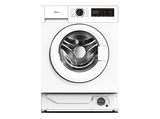 Lavadora secadora integrable - Midea MFA06D80BA10/W-ES, 8 kg de lavado, 6 kg de secado, Sin panelar