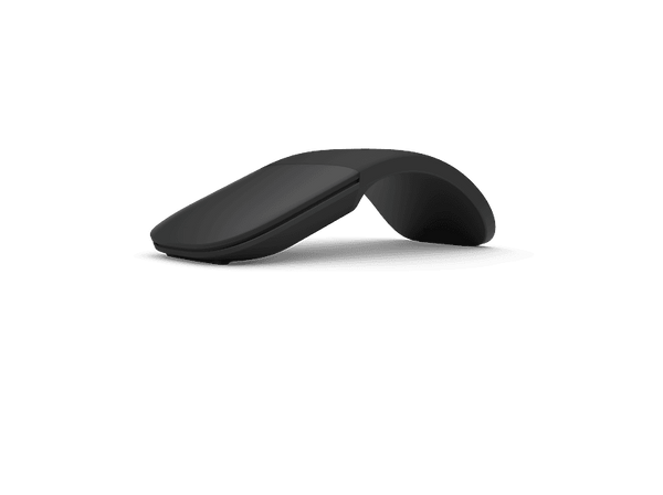Ratón inalámbrico - Microsoft Surface Arc, Bluetooth, 2 Botones, Rango de frecuencia de 2,4GHz, 6 Meses Autonomía, Negro