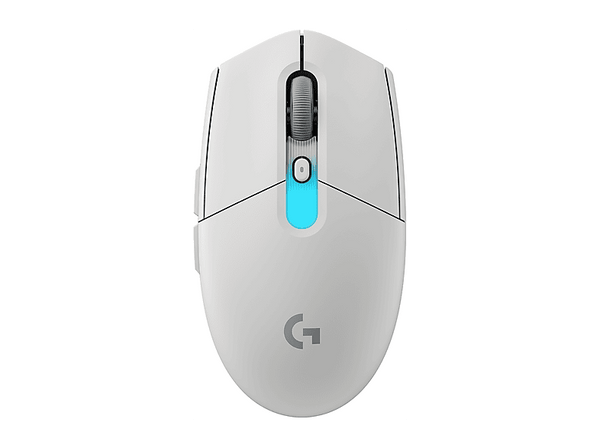 Ratón gaming - Logitech G G305 X Superlight, Inalámbrico, Bluetooth-Lightspeed, 44.000ppp, 678 IPS, 8kHz, Carga rápida, Personalizable, PC-Mac, Blanco