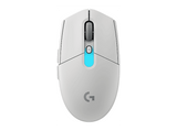 Ratón gaming - Logitech G G305 X Superlight, Inalámbrico, Bluetooth-Lightspeed, 44.000ppp, 678 IPS, 8kHz, Carga rápida, Personalizable, PC-Mac, Blanco