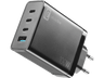Cargador - CellularLine ACHUSBGAN4WAL100WK, USB- C, 100 W, 4 puertos, Universal, Negro