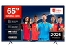 TV QD-Mini LED 65" - TCL 65P8L, UHD 4K, TCL AiPQ Processor, Smart TV, DVB-T2, Dolby Vision·Atmos, 144Hz, Google TV, Negro