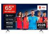 TV QD-Mini LED 65 - TCL 65P8L, UHD 4K, TCL AiPQ Processor, Smart TV, DVB-T2, Dolby Vision·Atmos, 144Hz, Google TV, Negro