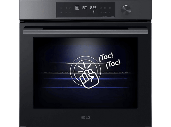 Horno - LG WS7D7631WB, Convencional, Sistema de limpieza Blue EasyClean™, 76 L, 59.2 cm, ThinQ™, Acero negro mate