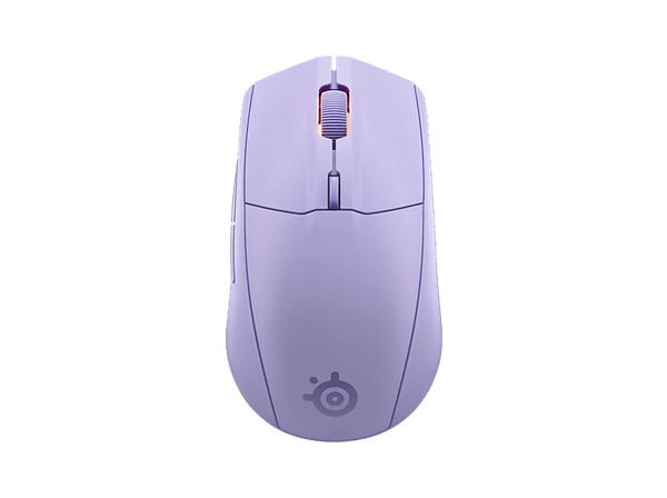 Ratón gaming - SteelSeries Rival 3 Wireless Gen 2, 2,4GHz / Bluetooth, 18000 ppp, Lavander