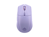 Ratón gaming - SteelSeries Rival 3 Wireless Gen 2, 2,4GHz / Bluetooth, 18000 ppp, Lavander