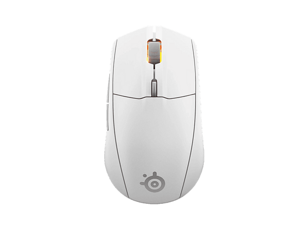 Ratón gaming - SteelSeries Rival 3 Wireless Gen 2, 2,4GHz / Bluetooth, 18000 ppp, Blanco