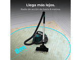 Aspirador sin bolsa - Cecotec Conga Rockstar Cyclonic XL ProAnimal, Potencia 900 W, Depósito 2.8 L, Doble filtro HEPA, 5 accesorios, Blue