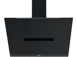 Campana decorativa - Haier I-Link HADG9CS46BWI, Decorativa, 5 velocidades, 937m³/h, WIFI, Filtro de carbono, 90cm, 63dB, Negro