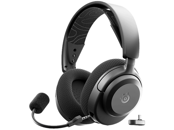 Auriculares gaming - SteelSeries Arctis Nova 3, 40 h Autonomía por Bluetooth, Inalámbrico, Negro
