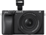 Cámara EVIL - Sony Kit Alpha 6400A (ILCE6400AKB) + Objetivo  SELP16502, Con sensor CMOS Exmor APS-C, 24.2 MP, 4K, Bluetooth