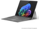 Convertible 2 en 1 - Microsoft Surface Pro Copilot+ PC,13, Snapdragon® X Elite 45 TOPS, 16GB RAM, 512GB SSD, Adreno GPU, Windows 11 Home, Platinum