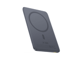Powerbank - Baseus PicoGo AM41 Ultra-fina, 5000 mAh, 20W, Carga magnética, Con cable Tipo C 60W, Carga Pass-Through, Carga rápida, Gris