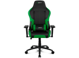 Silla gaming - Drift DR250, Reposabrazos 4D, Cojín cervical y lumbar, Reclinable, Giratorio, Verde