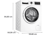 Lavadora secadora - Bosch WNA13401ES, 9 kg, 1400 rpm, 15 programas, Auto Dry, Speed Perfect, Blanco