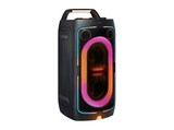 Altavoz de gran potencia - Samsung MX-ST40F/ZF, Portátil para fiestas, Asa de transporte y ruedas, Iluminación personalizable, Aut 12h, 160 W, Negro